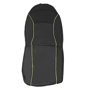 Black Open Road Mess-Free Single Seated Safety Car Seat Cover