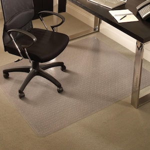 EverLife Chair Mat for Medium Pile Carpet, 46 in. x 60 in., Clear