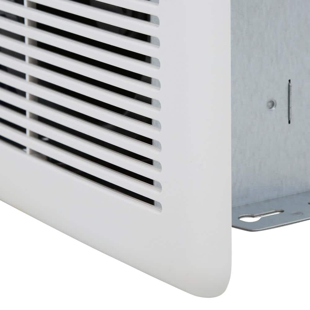 White Galvanized Steel 50 CFM Exhaust Bath Fan