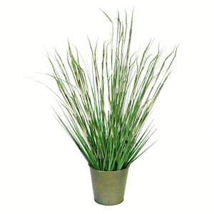 41 in Artificial Potted Green Reed Grass.