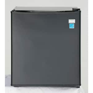 18 in. 1.7 cu.ft. Mini Refrigerator in Black without Freezer
