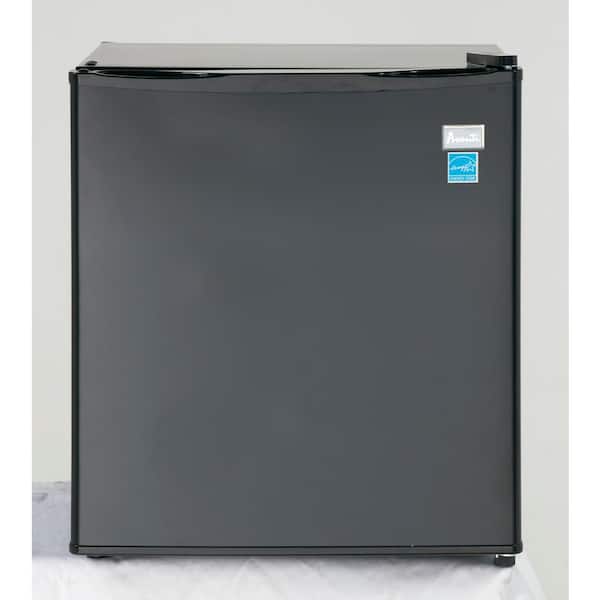 Avanti 18 in. 1.7 cu.ft. Mini Refrigerator in Black without Freezer