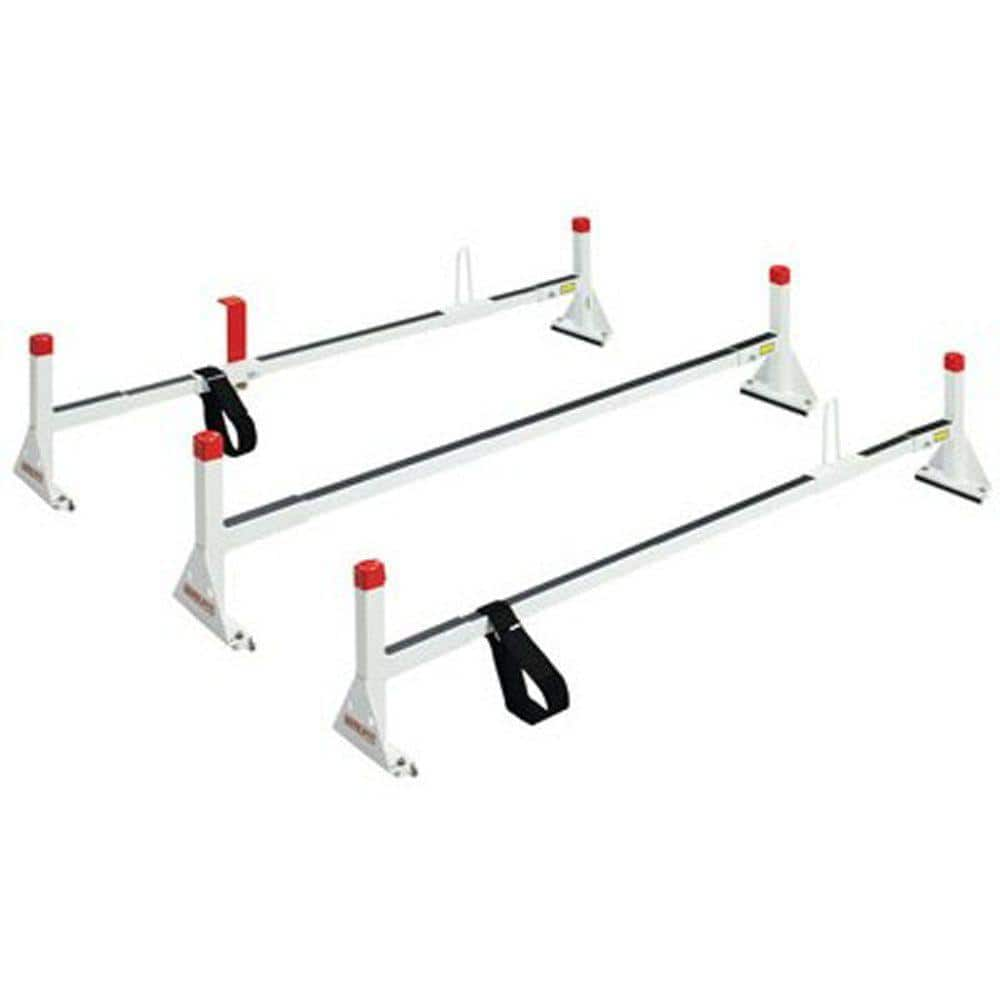 Weather Guard 2163 Steel Full-Size All-Purpose Van Rack  3 Cross Member black