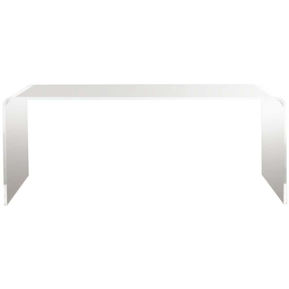 Addis 35'' Clear Acrylic Rectangular Coffee Table