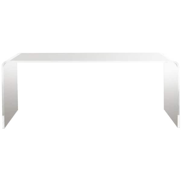SAFAVIEH Atka 36 in. Clear Coffee Table