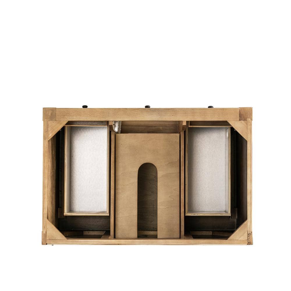 Breckenridge 36" Light Natural Oak Single Vanity with Marble Top