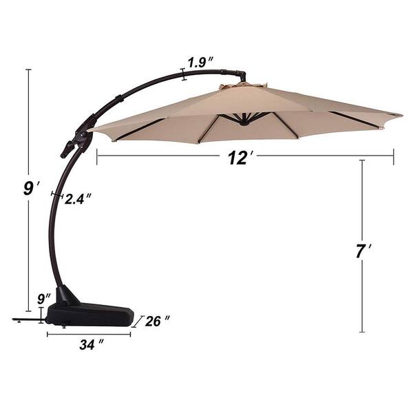 offset umbrella home depot