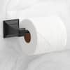 Glacier Bay Lorent Matte Black Toilet Paper Holder BTH-008-111 - The Home  Depot