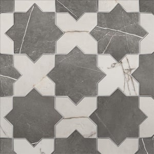 Istanbul Star Night with Day Cross 6 in. x 12 in. Porcelain Floor and Wall Tile (8.64 sq. ft./Case)