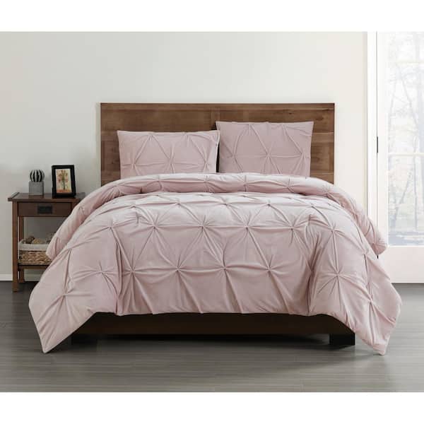 Truly Soft Everyday 3-Piece Blush Full/Queen Duvet Cover Set