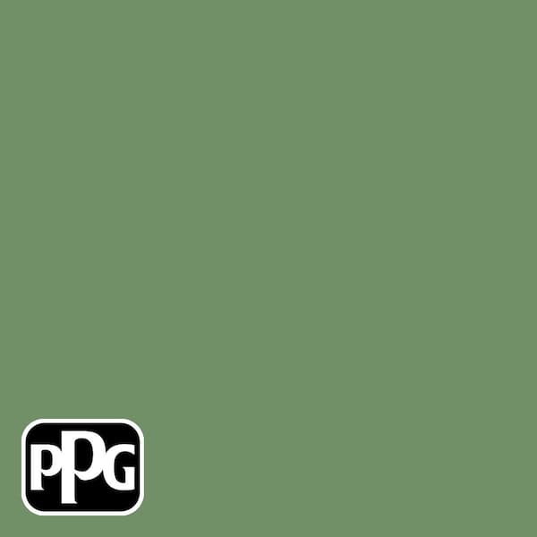 1 gal. PPG1130-6 Moss Ring Satin Door, Trim and Cabinet Paint Low VOC