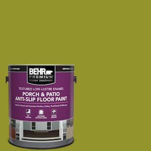 1 gal. #P350-7 Lazy Lizard Textured Low-Lustre Enamel Interior/Exterior Porch and Patio Anti-Slip Floor Paint