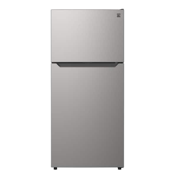 30 in. 18.1 Cu Ft Top Mount Refrigerator, Metallic Steel