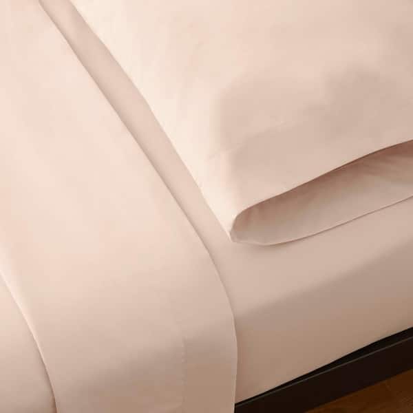 Brushed Soft Microfiber 3-Piece Twin/Twin XL Sheet Set in Cameo Pink