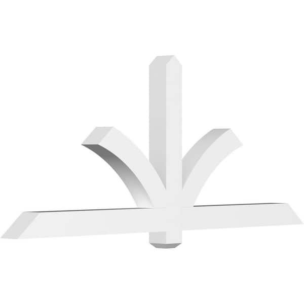 Ekena Millwork Redmond 72 in. W x 30 in. H x 4 in. D Signature Polyurethane Bracket