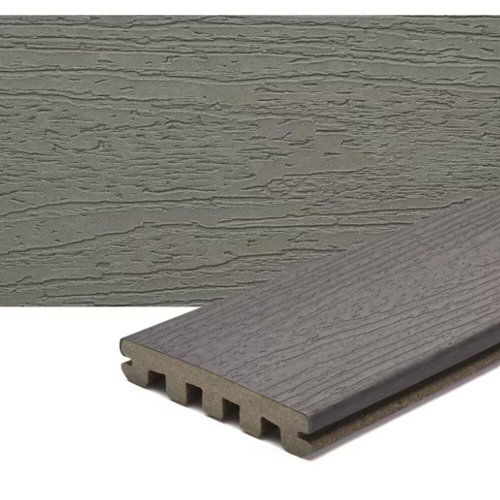 Trex Enhance Basics 1 in. x 6 in. x 12 ft. Clam Shell Grooved Edge ...