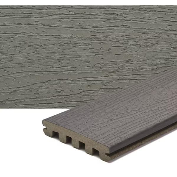Trex Enhance Basics 1 in. x 6 in. x 12 ft. Clam Shell Grooved Edge ...