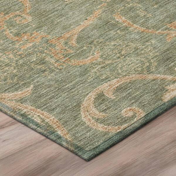 Chantille Machine Washable Indoor/Outdoor Abstract ACN3012 Sage 2 ft. x 3 ft. Accent Rug