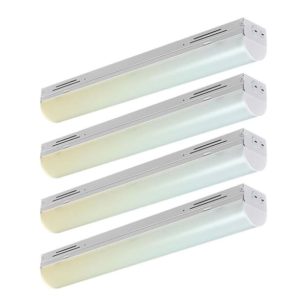 24 in. Integrated LED Linear Light, 5CCT, 13W-26W, Up to 4000LM, 110° Beam Dimmable Damp Rated UL and DLC Listed 4 Pack