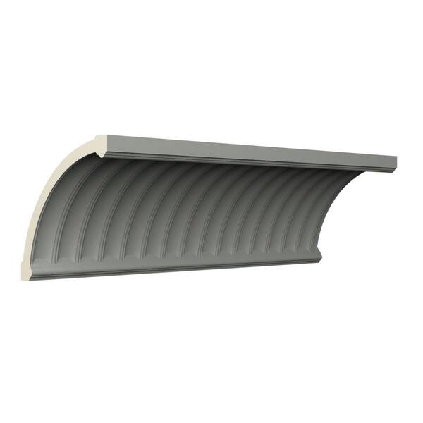 Ekena Millwork Esenia 9.5 in. D x 13.375 in. W x 47 in. L Polyurethane Crown Moulding