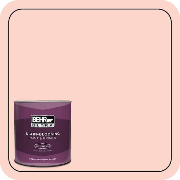 BEHR ULTRA 1 qt. #190A-2 Coral Mantle Extra Durable Eggshell Enamel Interior Paint & Primer
