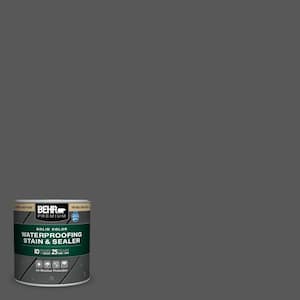 8 oz. #PPU24-22 Shadow Mountain Solid Color Waterproofing Exterior Wood Stain and Sealer Sample