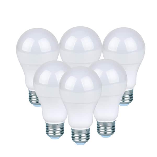 Halco Lighting Technologies Contractor Pack 60-Watt Equivalent 9-Watt Dimmable LED Light Bulb Cool White 4000K T20 Compliant (6-Pack) A19FR9-940-DIM-LED4-T20-6pk 88046 - The Home