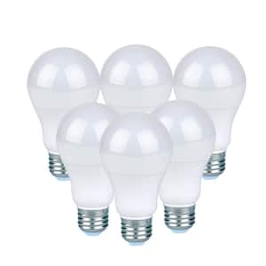 Contractor Pack 60-Watt Equivalent 9-Watt A19 Dimmable LED Light Bulb Daylight 5000K T20 Compliant (6-Pack)