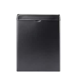 10.75 in. H x 7.5 in. W Black Wall-Mounted Stainless Steel Sanitary Napkin Receptacle
