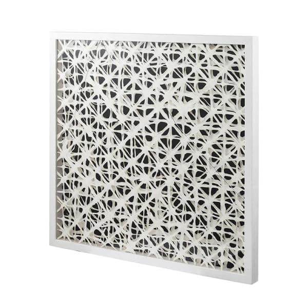 Modern Abstract Black and White Framed Wall Art 26.4"