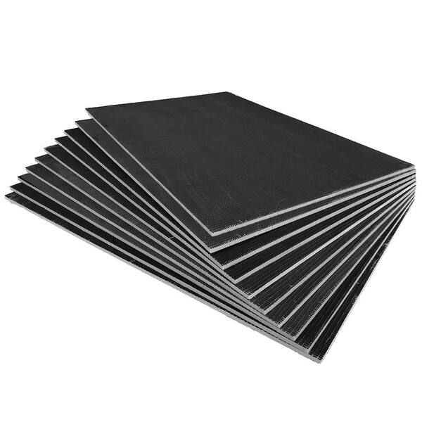 Everbilt 32 in. x 4 ft. x 1/2 in. XPS Foam Waterproof Backer Board ...