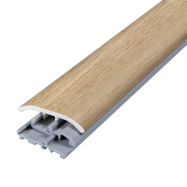 Oakwood Terrace 0.31 in. T x 2 in. W x 78.7 in. L Vinyl 4-in-1 Molding