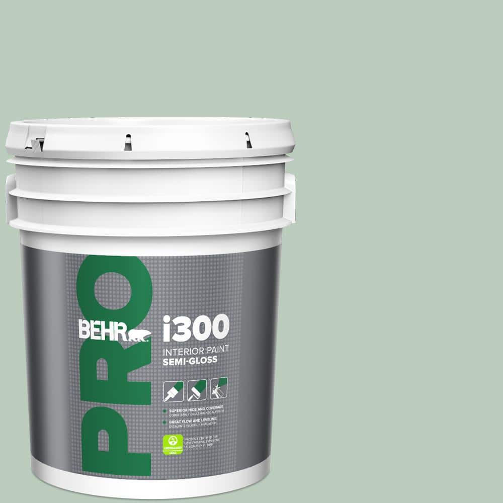 5 gal. #MQ3-49 Jade Tinge Semi-Gloss Interior Paint price history on PriceWatchPro