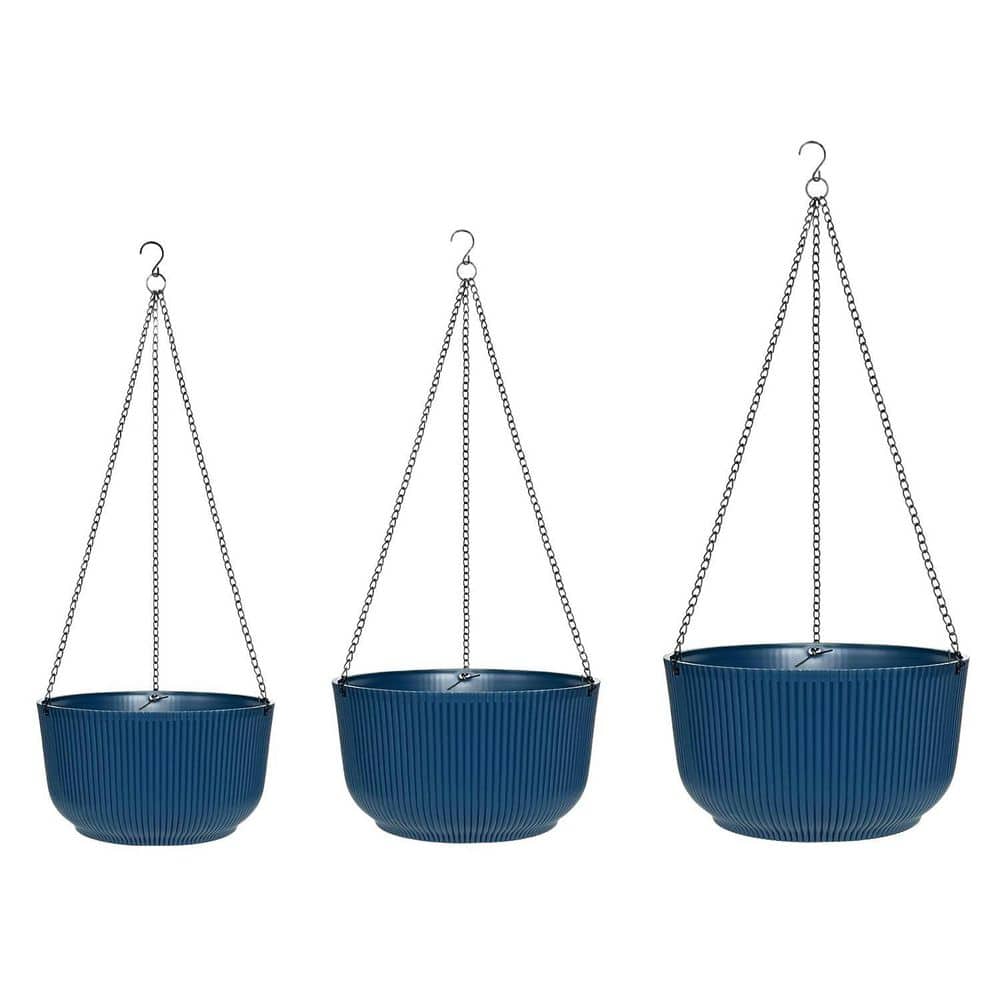 Hanging Planters 9/10/11 in. Set, 3-Pack Hanging Planters for Indoor Plants with Drainage Holes, Self-Watering price history on PriceWatchPro