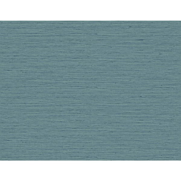60.75 sq. ft. Tedlar Tide Edmond Faux Sisal High Performance Vinyl Unpasted Wallpaper Roll