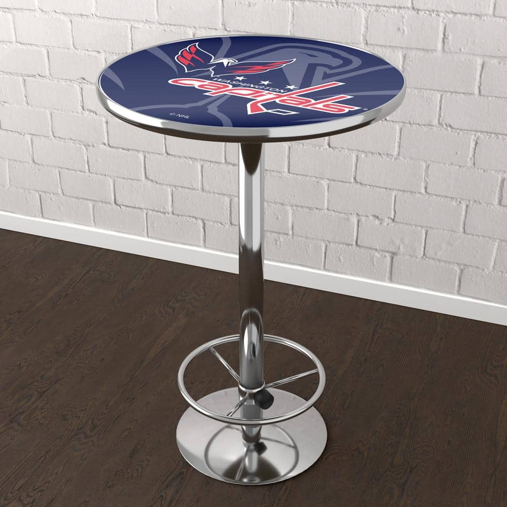 Washington Capitals Watermark Red 42 in. Bar Table