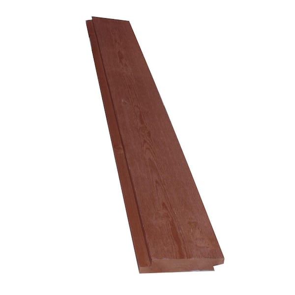 Unbranded 1 in. x 6 in. x 8 ft. Barn Wood Pre-Finished Red Spruce Shiplap Board
