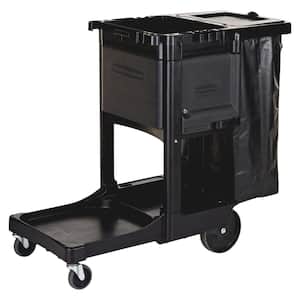 21.8 in. x 46 in. x 38 in. Executive Janitor Cleaning Cart