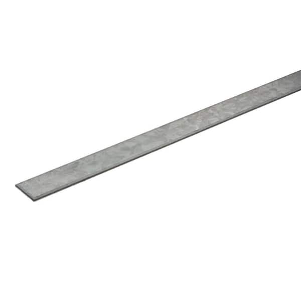 Everbilt 48 in. x 3 Per 4 in. x 1 per 8 in. Zinc-Plated Steel Flat Bar