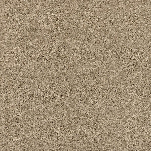 Home Decorators Collection Tailored Trends II Modern Gray 15 ft. 47 oz. Polyester Textured Carpet - Installation Required