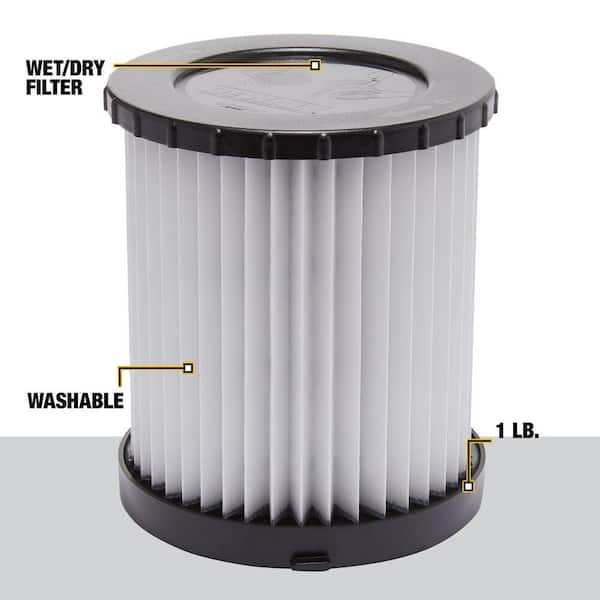 DEWALT HEPA Replacement Filter for DC500 Wet/Dry Vacuum