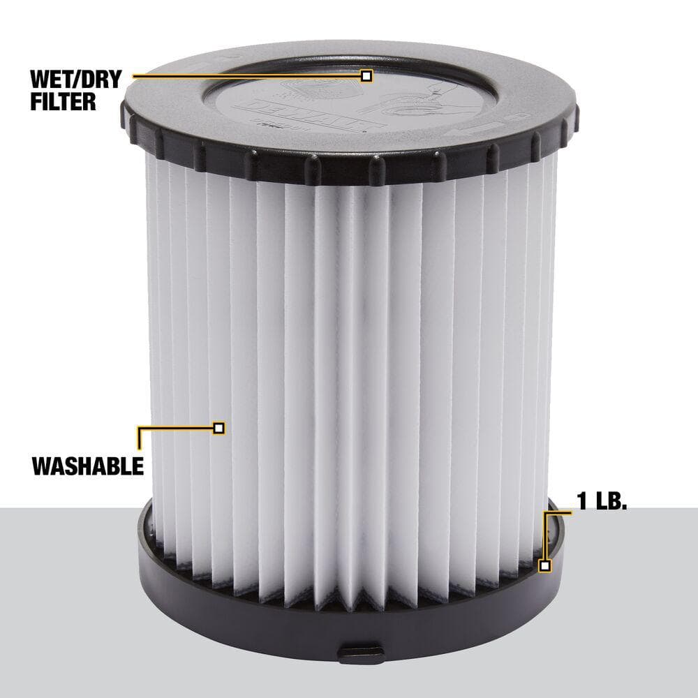 DEWALT HEPA Replacement Filter for DC500 Wet/Dry Vacuum DC5001H