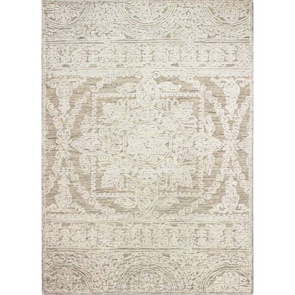 Geometric Transitional Area Rug, Neutral Transitional Area Rugs