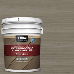 5 gal. #ST-154 Chatham Fog Semi-Transparent Waterproofing Exterior Wood Stain and Sealer