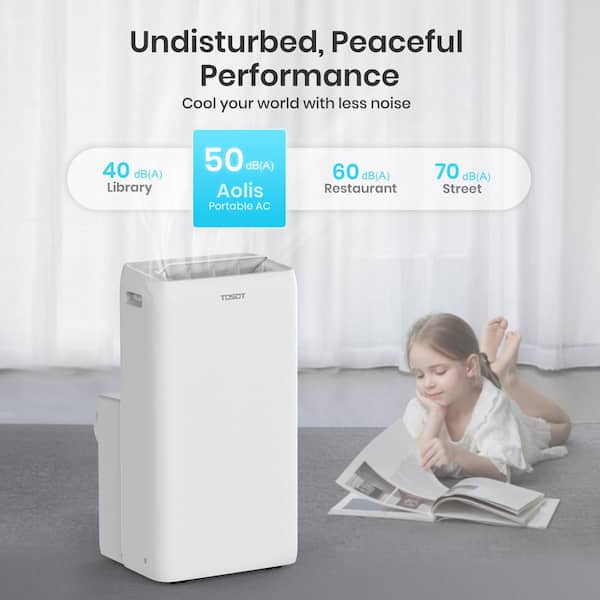 Tosot 8,000 BTU Portable Air Conditioner Cools 450 Sq. Ft. with Swing  Function Remote Control in White GPC08AO-A3NNA1A - The Home Depot