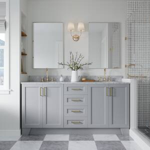 Taylor 72 in. W Vanity Cabinet Only in Grey