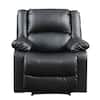 Relax A Lounger Parkland Faux Leather Recliner in Black RR-PRK1CP3001 -  Best Buy