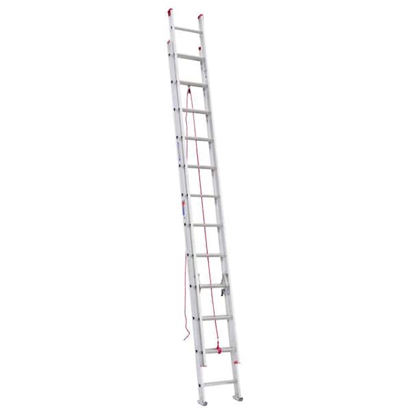 Werner 24 ft. Aluminum Extension Ladder (23 ft. Reach Height) with 200 lb. Load Capacity Type III Duty Rating