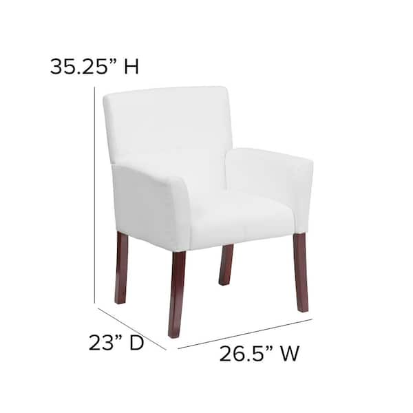 white guest chairs