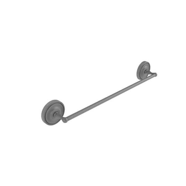 Allied Brass Regal Collection 18 in. Wall Mounted Single Towel Bar in Matte Gray
